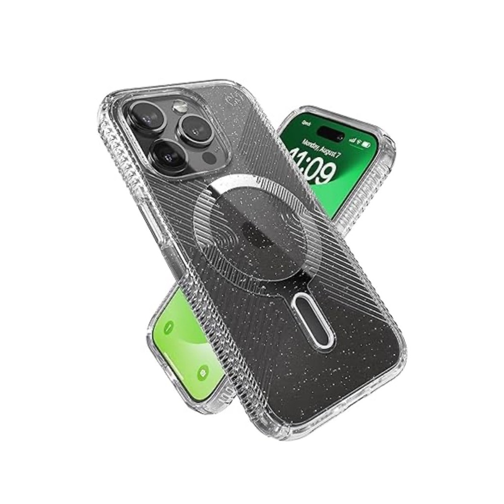 Speck iPhone 15 PRO Case w/Textured Grip - Built for MagSafe, Drop Protection